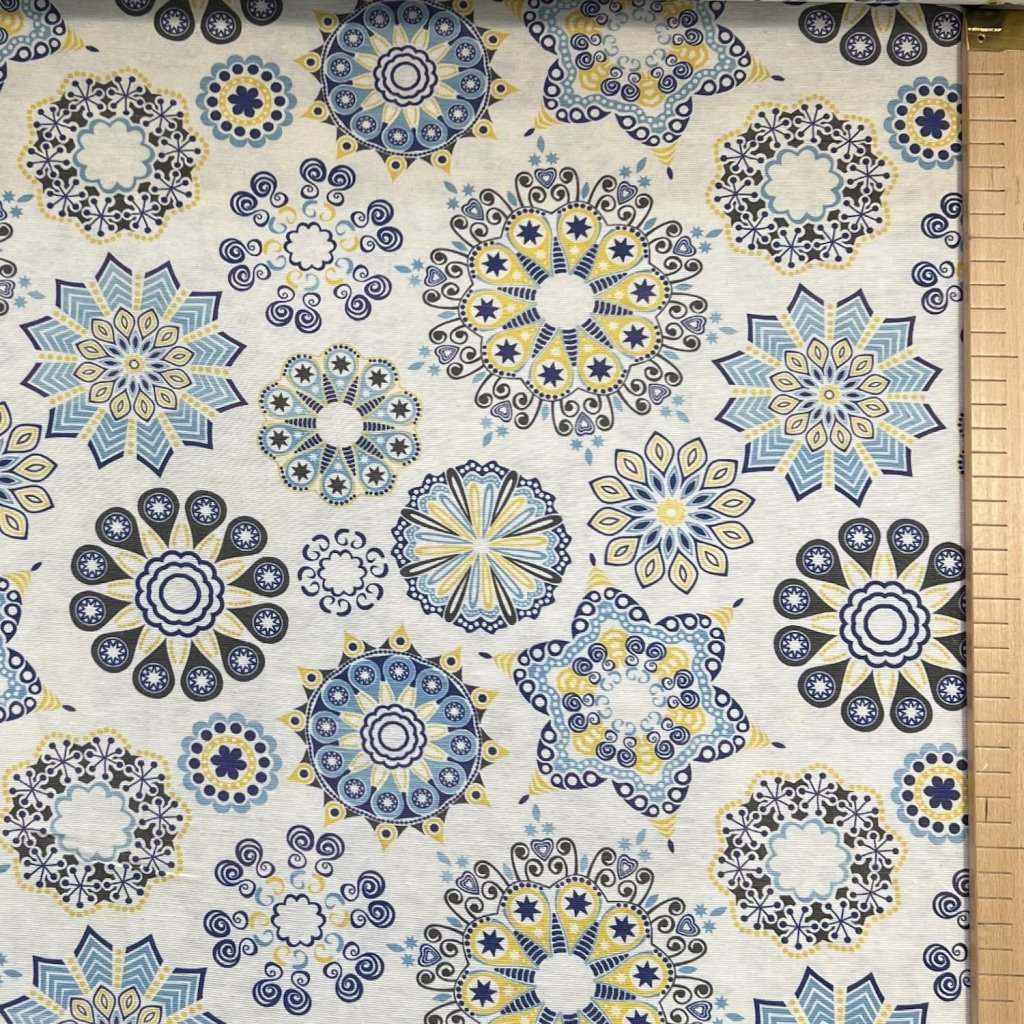 Modro žluté mandaly 3484