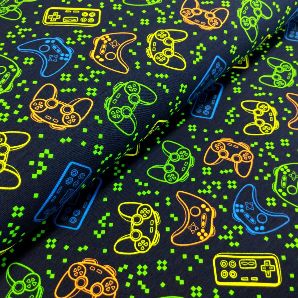 Neon gamepads