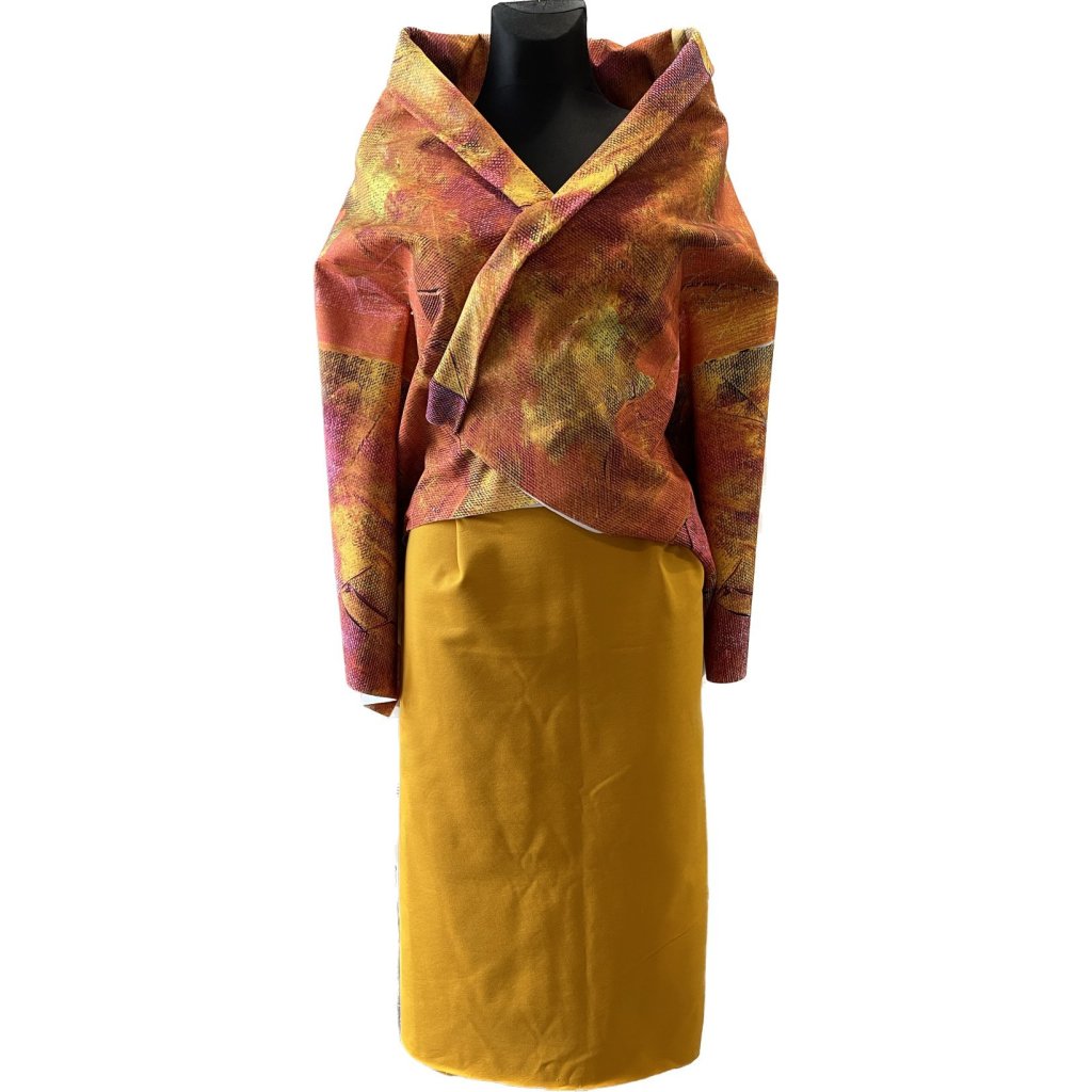 Oranžová abstrakce softshell