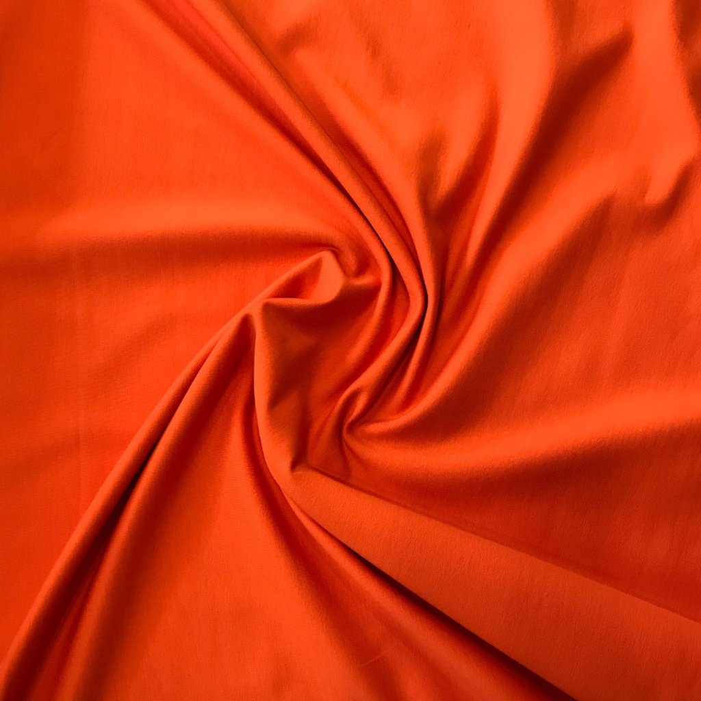 Oranžová teplákovina