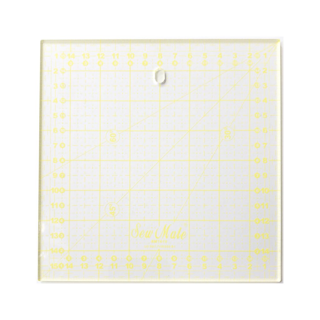 Rastrové pravítko 16 x 16 žluté