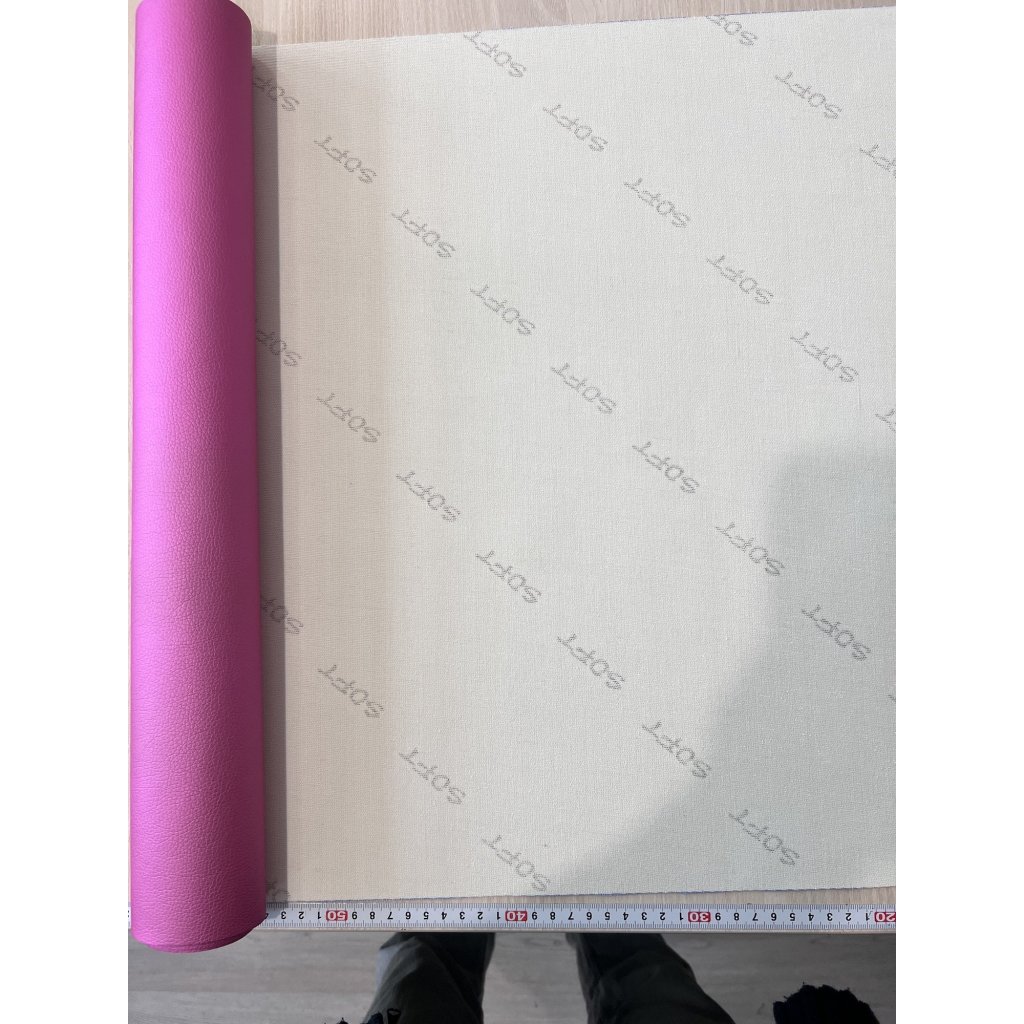 Růžová lesklá ekokůže soft 3028