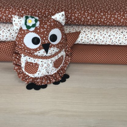 Cihlově oranžová tečka 2mm