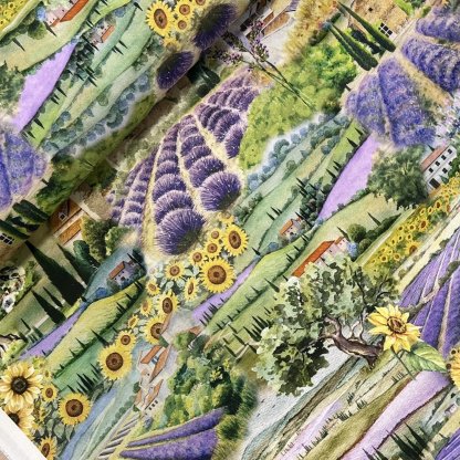 Levandulová louka panel 62cm