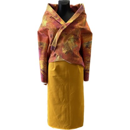 Oranžová abstrakce softshell