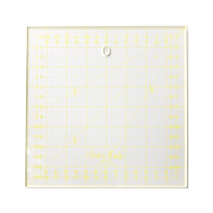 Rastrové pravítko 16 x 16 žluté
