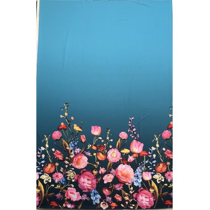 Růže a tulipány bordura panel