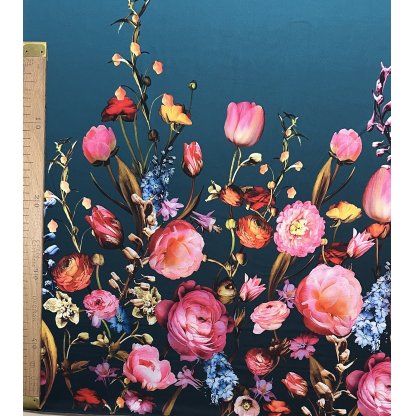 Růže a tulipány bordura panel