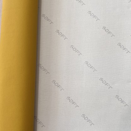 Žlutá ekokůže soft 3020