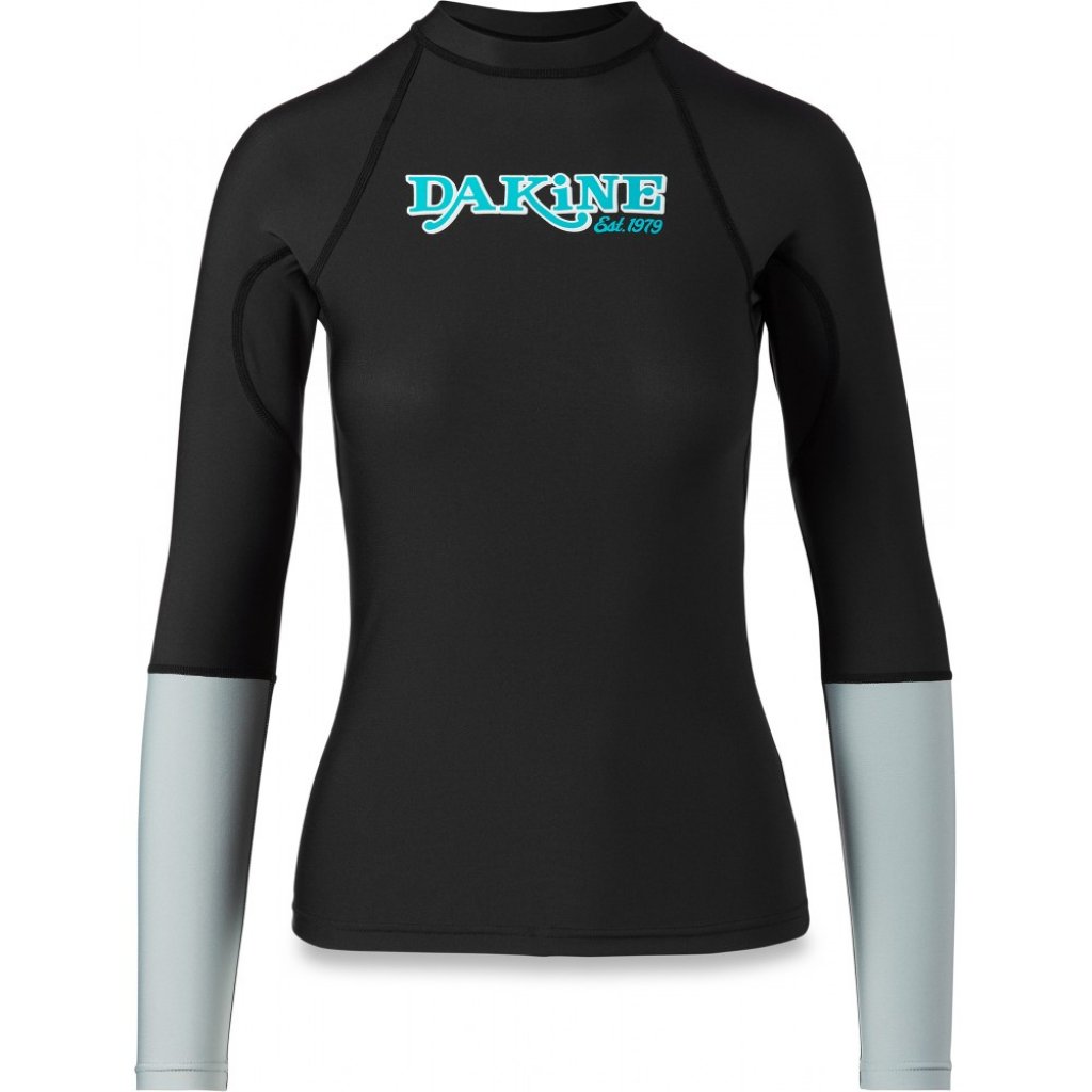 dámské tričko do vody Dakine Flow Snug Fit L/S Black