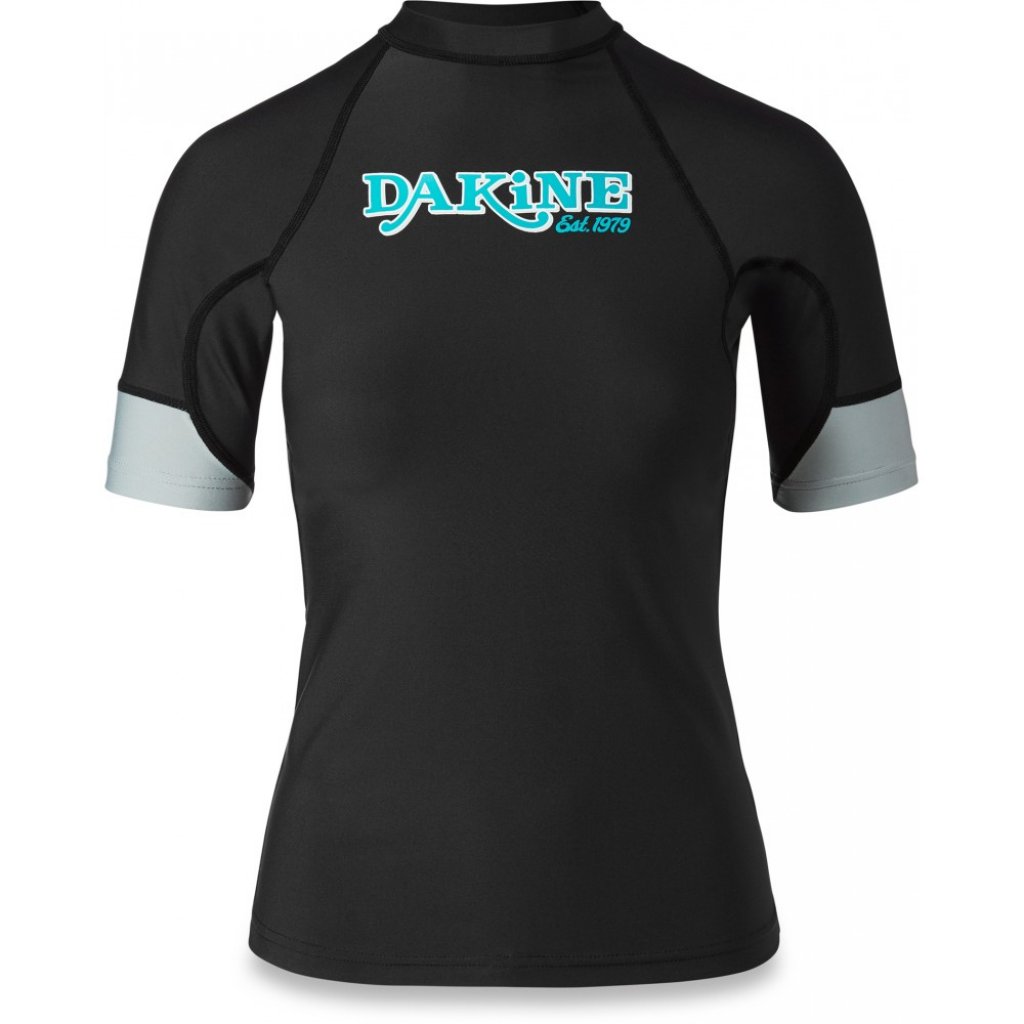 dámské tričko do vody Dakine Flow Snug Fit S/S Black