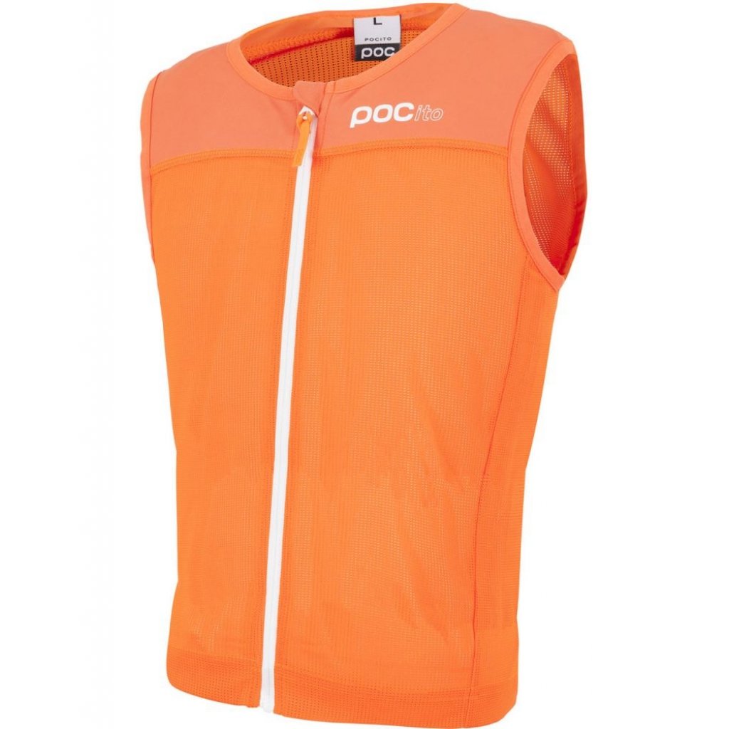 Dětský chránič páteře POCito VPD Spine Vest - fluorescent orange vel. S