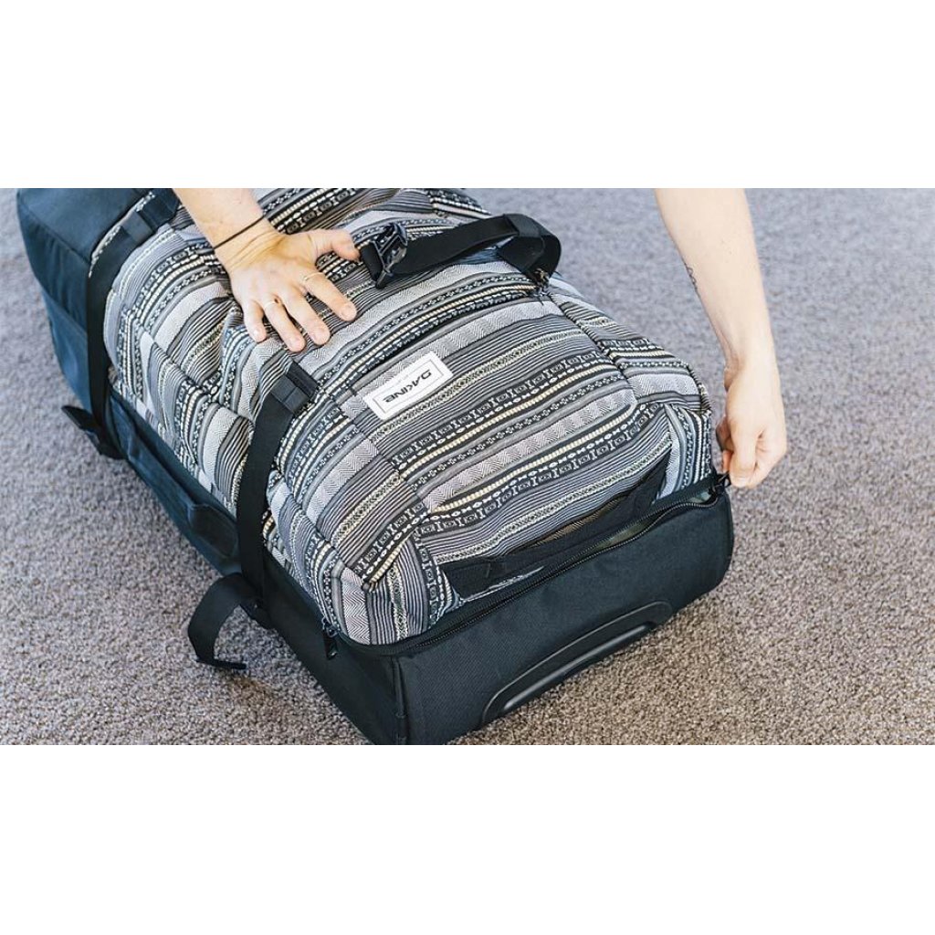 cestovní taška Dakine Split roller EQ 100L Black