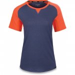 dres Dakine Xena Jersey krátký rukáv Crown Blue / Bright Coral