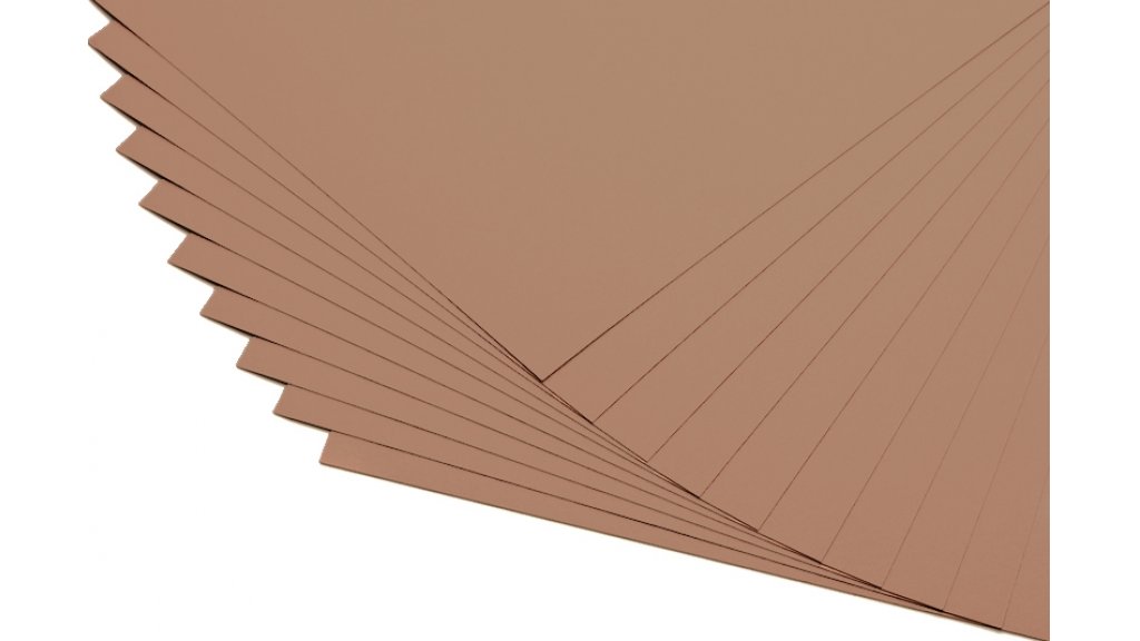 Barevné papíry karamel - 20 listů A4 - 130g