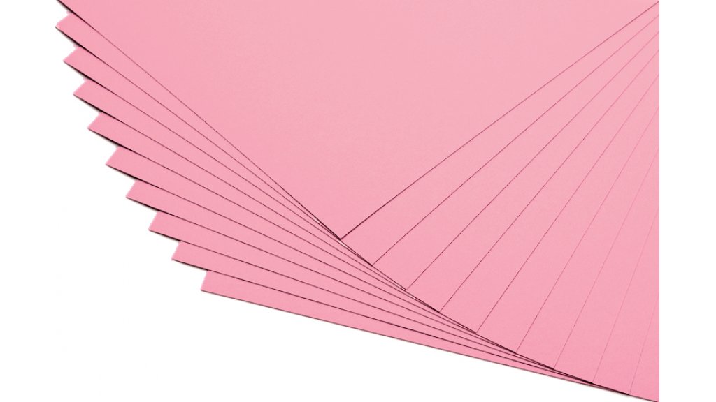 Barevné papíry růžové - 20 listů A4 - 130g