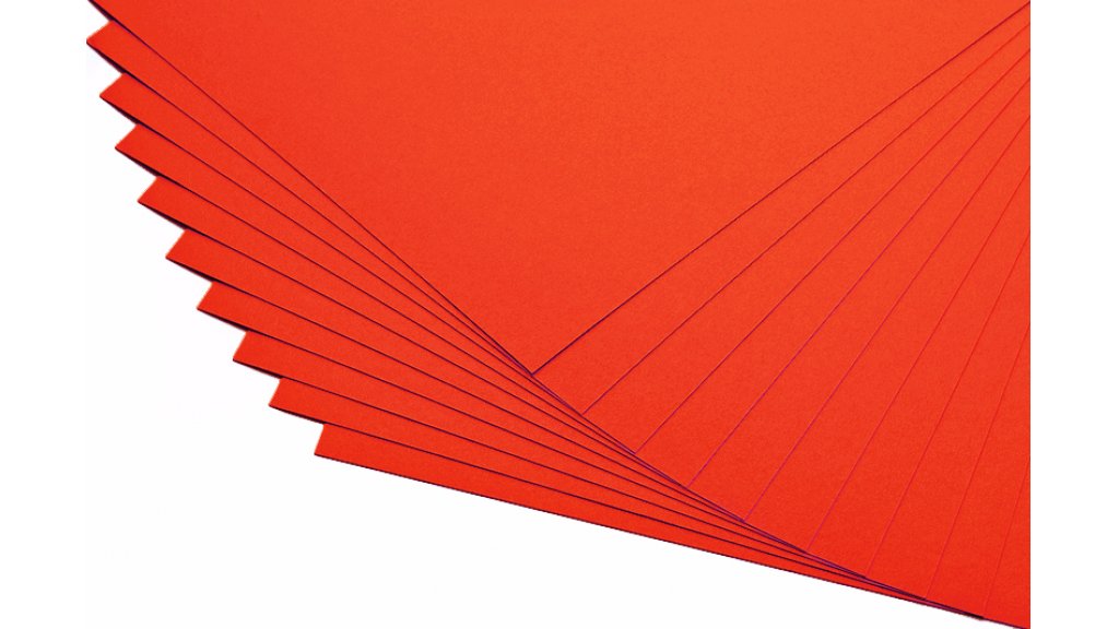 Barevné papíry světle červené - 20 listů A4 - 130g