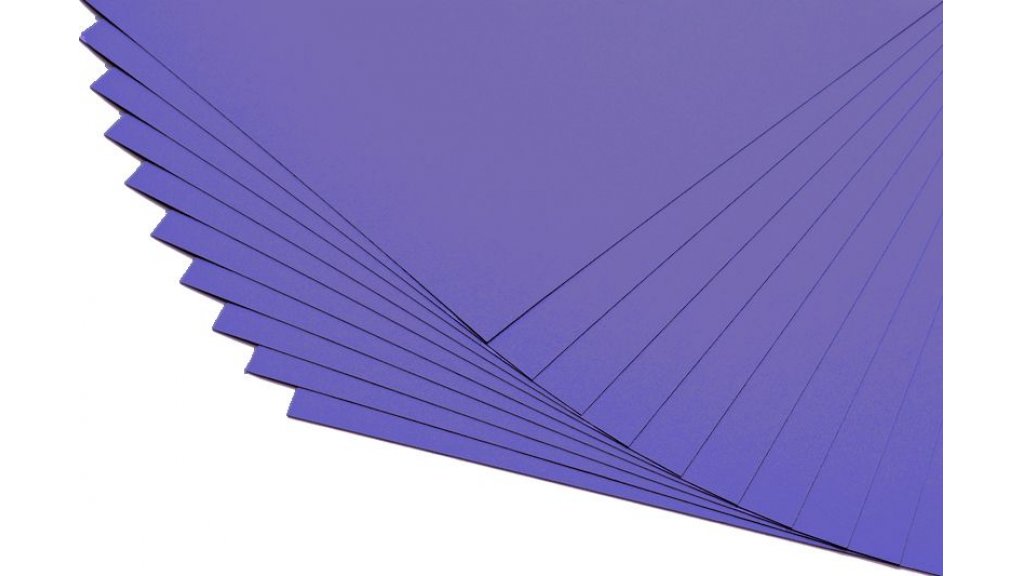 Barevné papíry tmavě fialové - 20 listů A4 - 130g