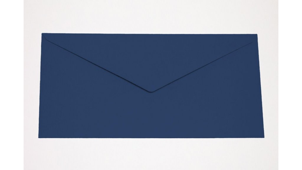 Silné obálky DL na svatební oznámení - royal blue