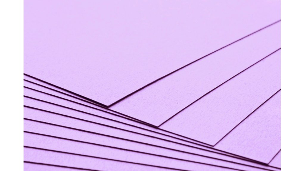 Tvrdý kreativní papír světle fialový A4 - 300g