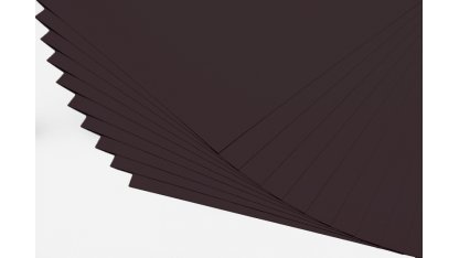 Barevné papíry černé - 20 listů A4 - 130g
