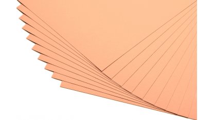 Barevné papíry meruňkové - 20 listů A4 - 130g