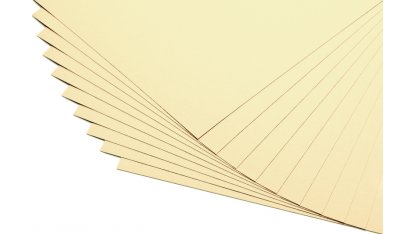 Barevné papíry vanilkové - 20 listů A4 - 130g