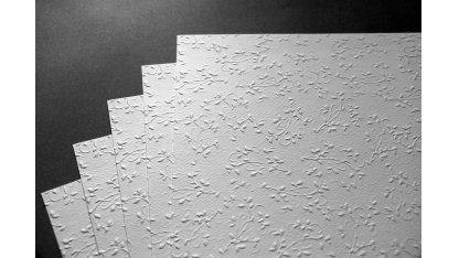 Ozdobný embosovaný papír II - bílý A4