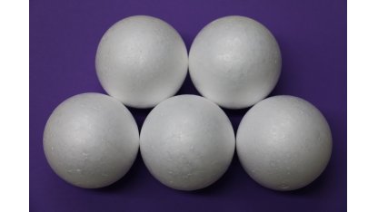 Polystyrenová koule průměru 65 mm - 10 ks