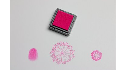 Razítkovací polštářek - růžový