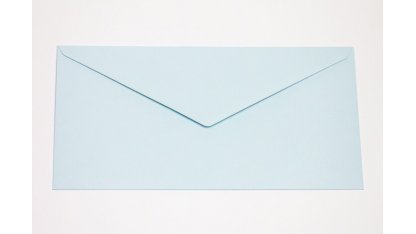 Silné obálky DL na svatební oznámení - baby blue
