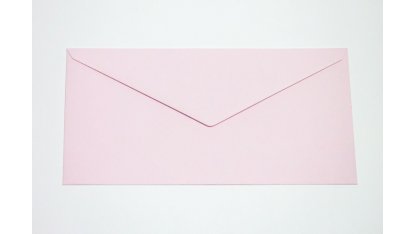 Silné obálky DL na svatební oznámení - baby pink