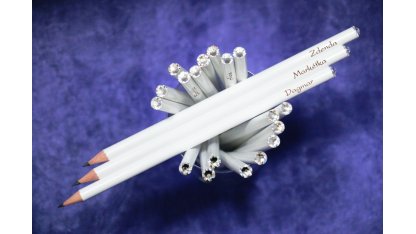 Svatební tužky Swarovski s různými jmény