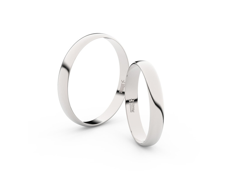 Snubní prsten ze stříbra