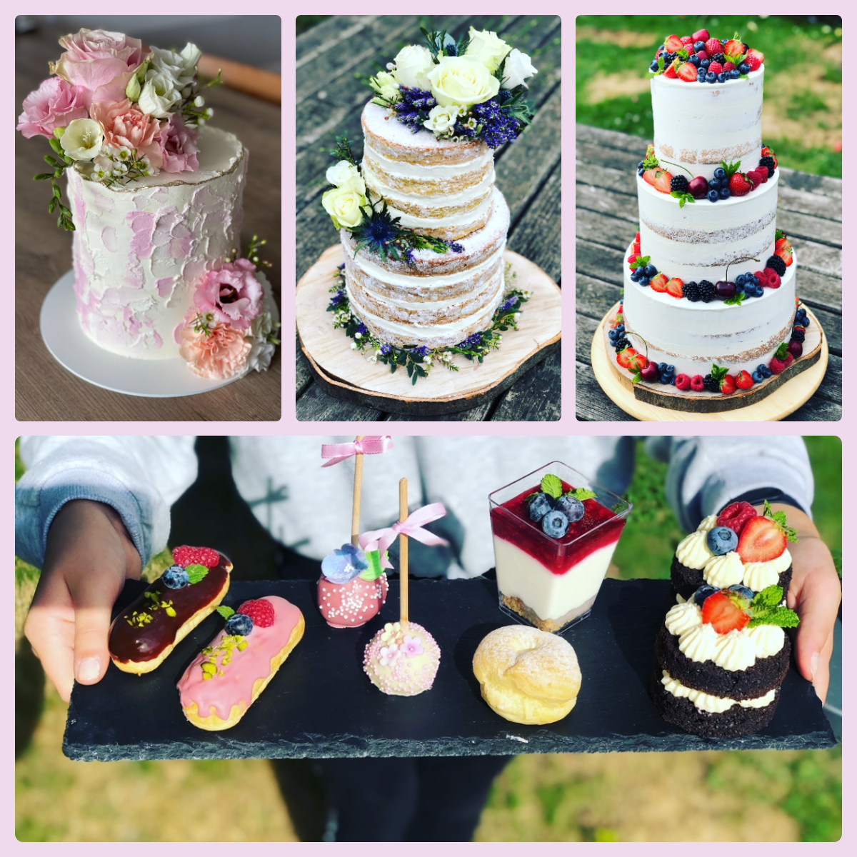 svatební dorty a cukrovinky