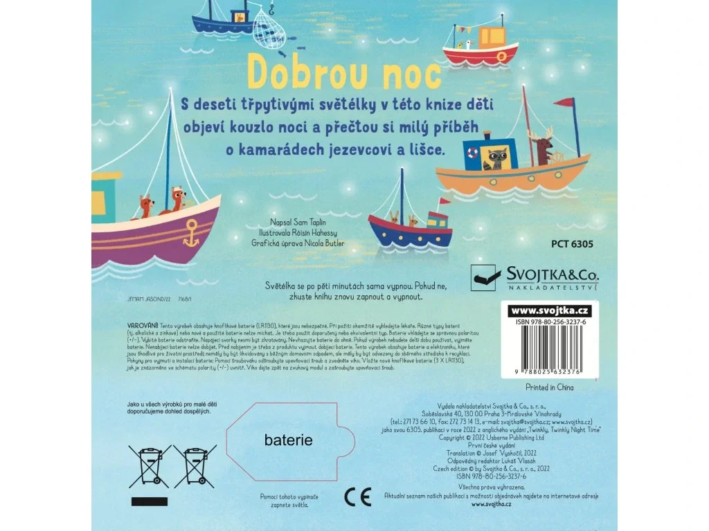 Dobrou noc - kniha se světélky