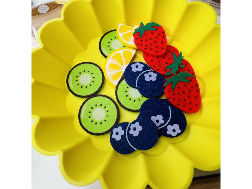 Doplňky ke hře na jídlo – sada pro zdobení zmrzlin, cupcaků a dortů