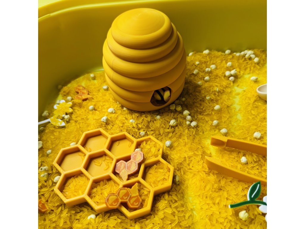 Vysypávací tác - včelí plástev