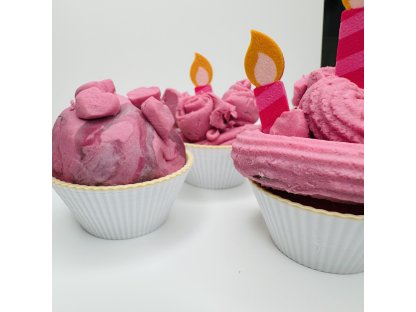 Cupcake mističky na modelínu – sada 4 ks