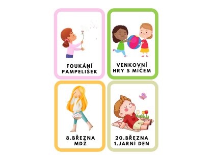 Demonstrační kartičky JARO  2
