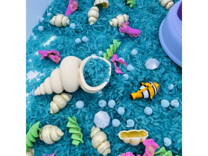 Naběračka ve tvaru mušle pro sensory play  2