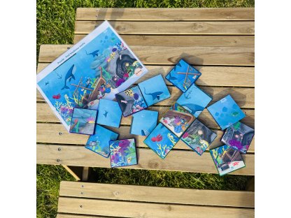 Puzzle - Pod hladinou moře - pdf soubor