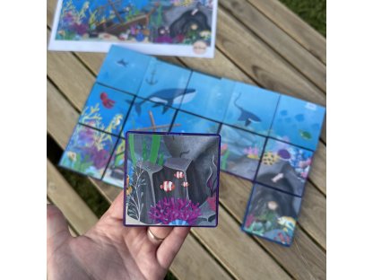 Puzzle - Pod hladinou moře - pdf soubor