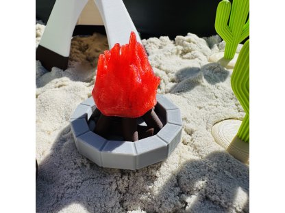 Teepee – rekvizita do malých světů (výška 12 cm)