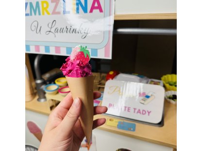 Zmrzlinový stánek – PDF sada pro dramatickou hru a výzdobu