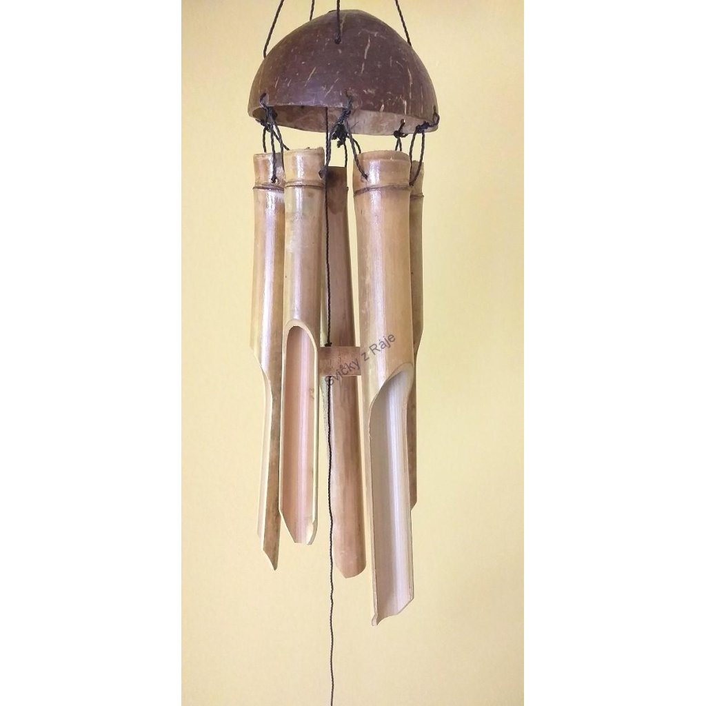 Bambusová zvonkohra Natural 30 cm
