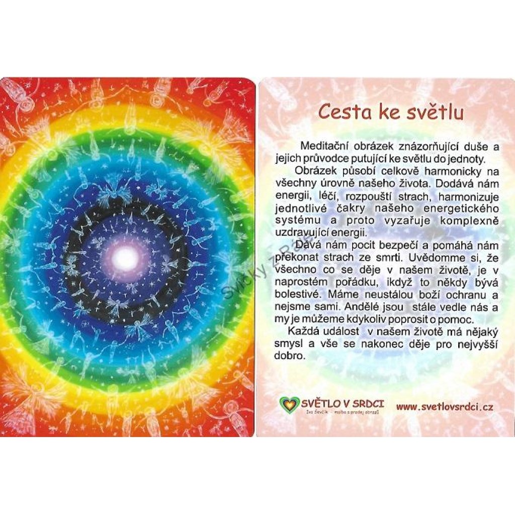 Cesta ke světlu - harmonizační obrázek
