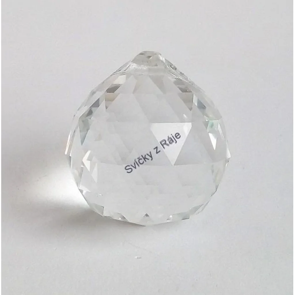 Křišťálová kapka 3 cm