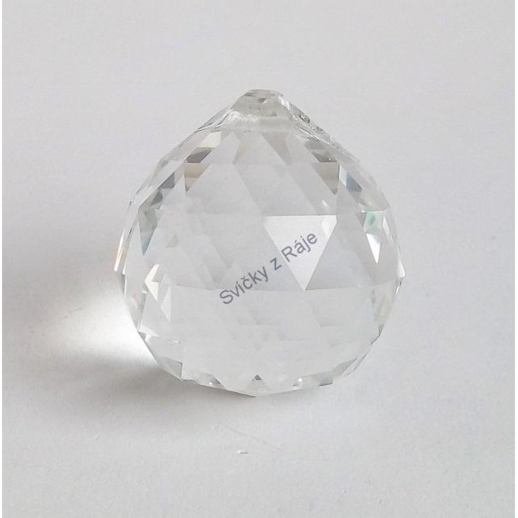 Křišťálová kapka 4 cm