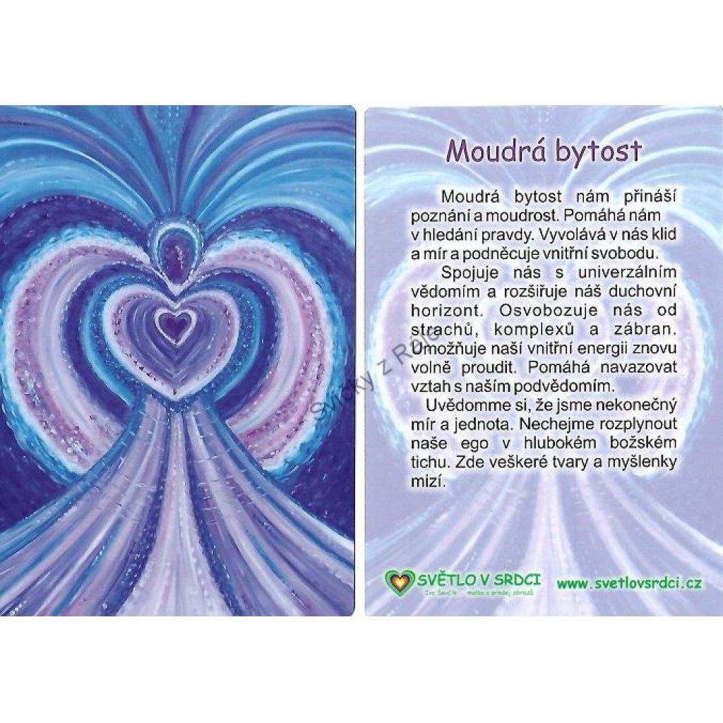 Moudrá bytost - harmonizační obrázek